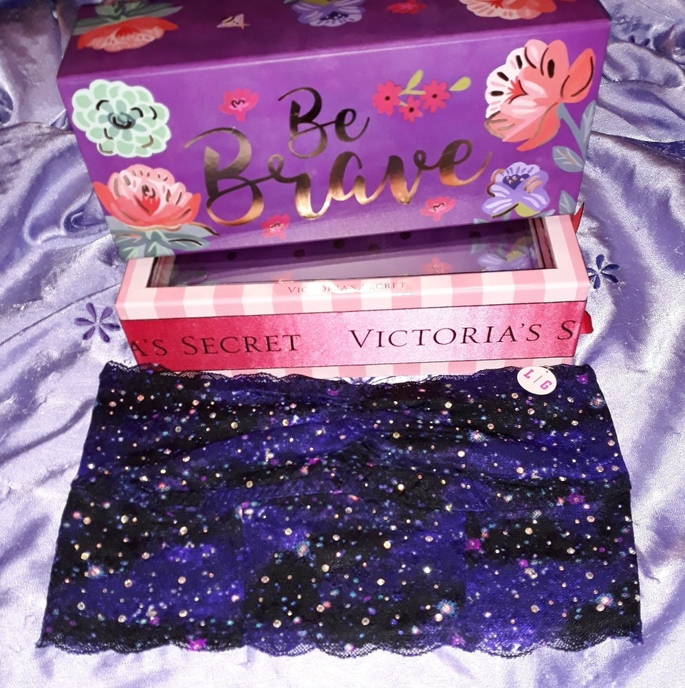 Vs Pink Galaxy bandeau lace - Picture 3 of 7
